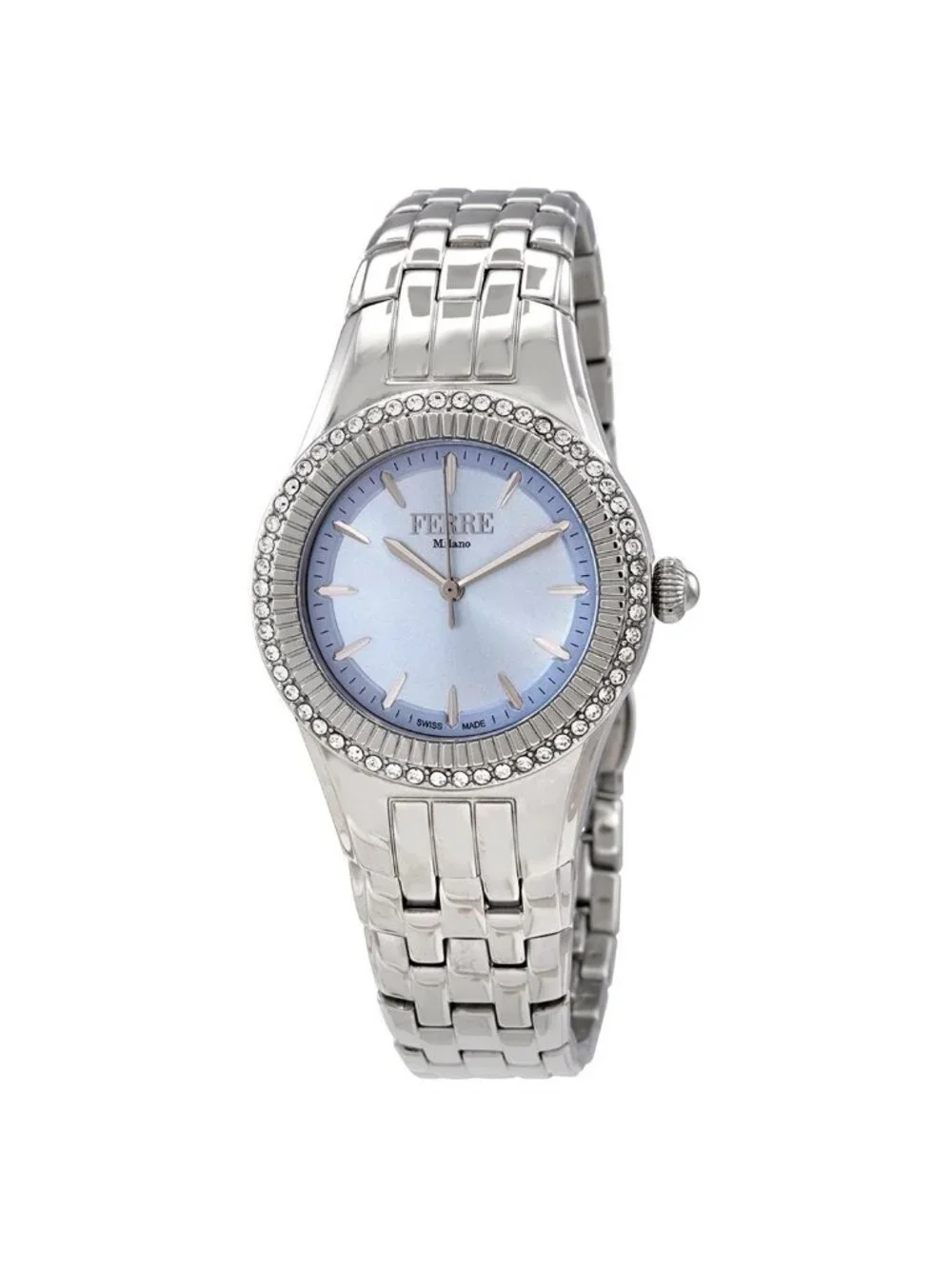 NWT Ferre Milano Blue Mother of Pearl Dial Ladies Watch
